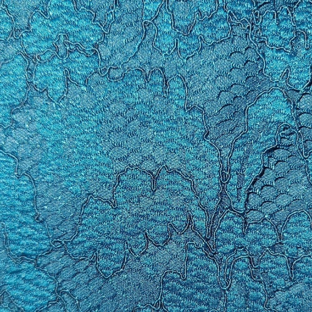 Lauren Ralph Lauren Elegant Teal Lace Dress - Picture 7 of 7